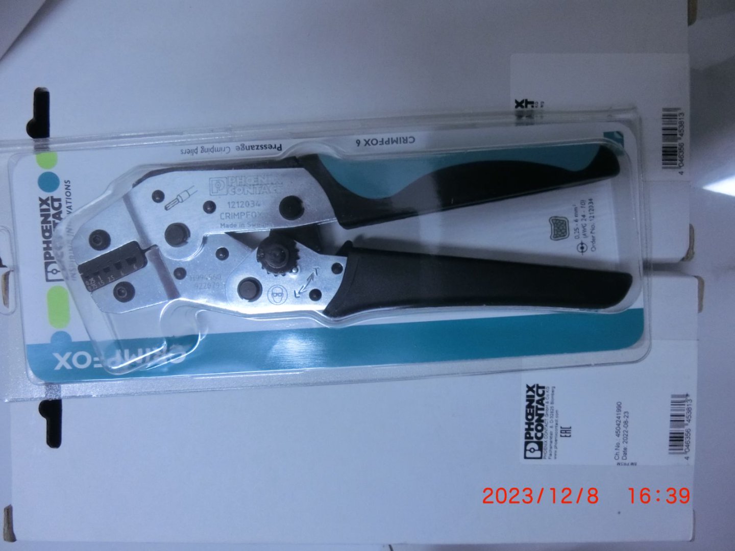 德国菲尼克斯Phoenix Contact CRIMPFOX 6压接钳