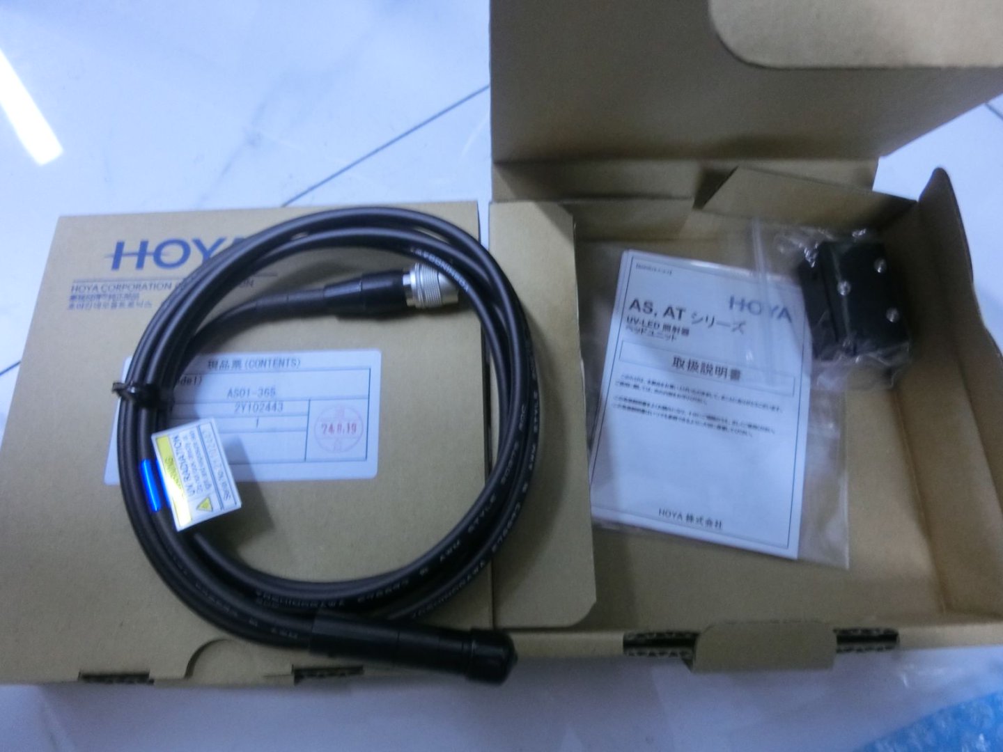 日本HOYA豪雅UV-LED照射头AS01-365