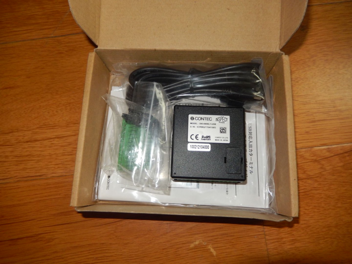 日本CONTEC康泰克DIO-0808LY-USB数字输入输出终端设备