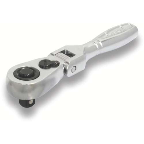 日本TONE前田RH2FHS短首振棘轮手柄齿数72枚插入角6.35mm全长90mm