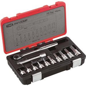 日本TONE前田H4100MP六角套筒扳手组