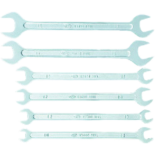 日本KTC京都机械S206薄口扳手套装6个组