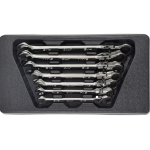 日本DEEN首振拉伸式组合扳手套装DNC07FGWSET