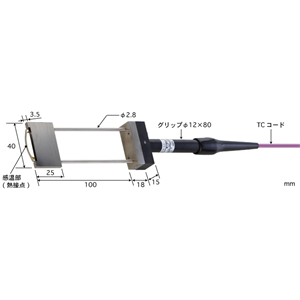 日本ANRITSU安立TH-11E-010-1-TC1-ASP薄细槽温度传感器