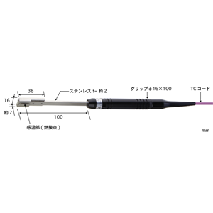 日本ANRITSU安立TH-14E-010-1-TC1-ASP薄窄槽温度传感器