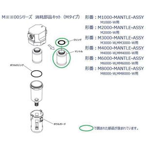 日本CKD喜开理M8000-MANTLE-ASSY精密过滤器组件