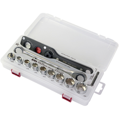 日本ANEX安力AOA-19S3棘轮扳手套筒组 李:157*1387*6121