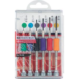日本VESSEL威威TD-56精密螺丝刀套装 李:157*1387*6121