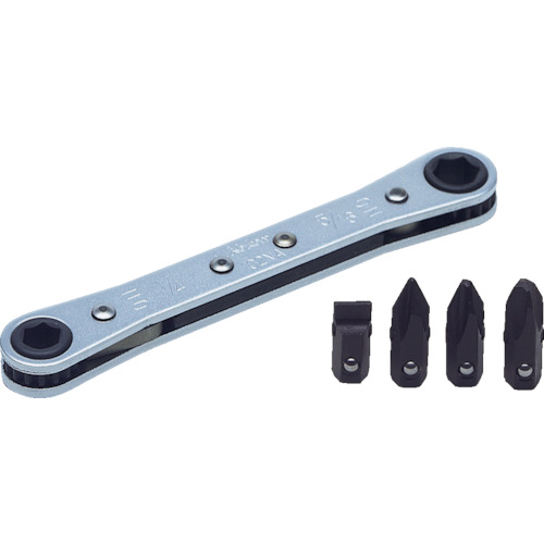 日本KOKEN山下工业R810A棘轮扳手套装5件 李:157*1387*6121