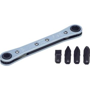 日本KOKEN山下工业R810A棘轮扳手套装5件 李:157*1387*6121