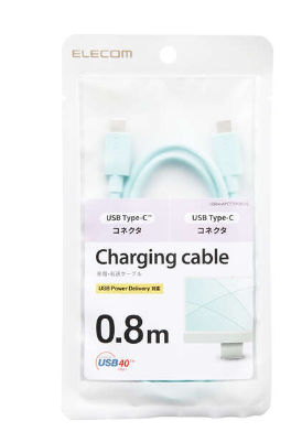 日本ELECOM宜丽客电缆USB4 APCC5P08GN