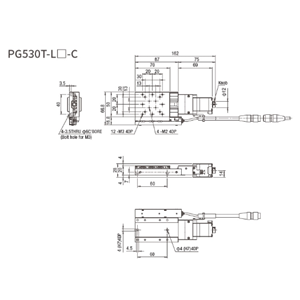 SUKUGA SEIKI骏河精机X轴滑台PG530T-LA-C