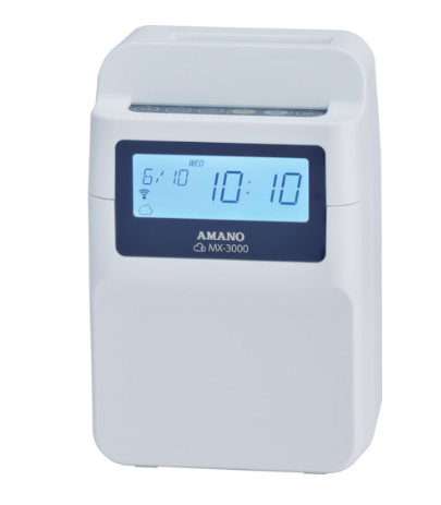 AMANO安满能电子考勤机MX-3000郑州平山销售