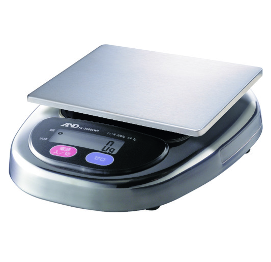 A&D艾安德防尘防水秤HL3000LWP-JA-00A00