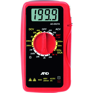 A&D艾安德数字万用表AD5527A-00A00